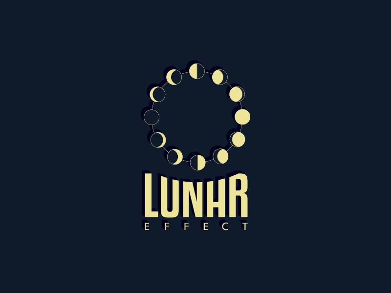 lunar effect yellow moon shape effect logotype blue lunar mark brand l.jpg
