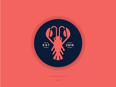 Boston Lobster Logo mark logotype identity fish  company business bran.webp