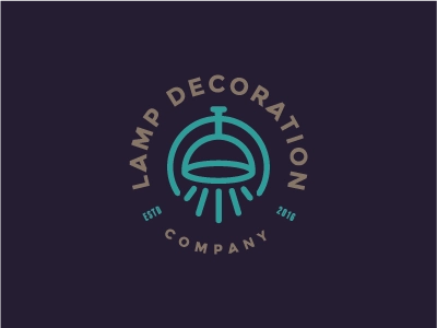 Lamp Decoration Company lettering mark branding shop furniture icon lo.webp