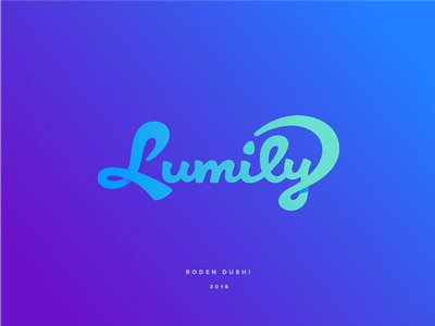 Lumily lettering calligraphy mark branding brand logo lumily.webp