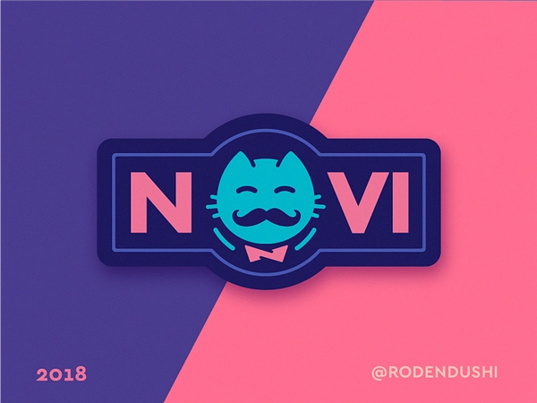 NOVI coffee shop food restaurant albania lovely animal logotype identi.webp