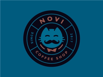Novi, coffee shop Logo novi brand shop coffee.webp