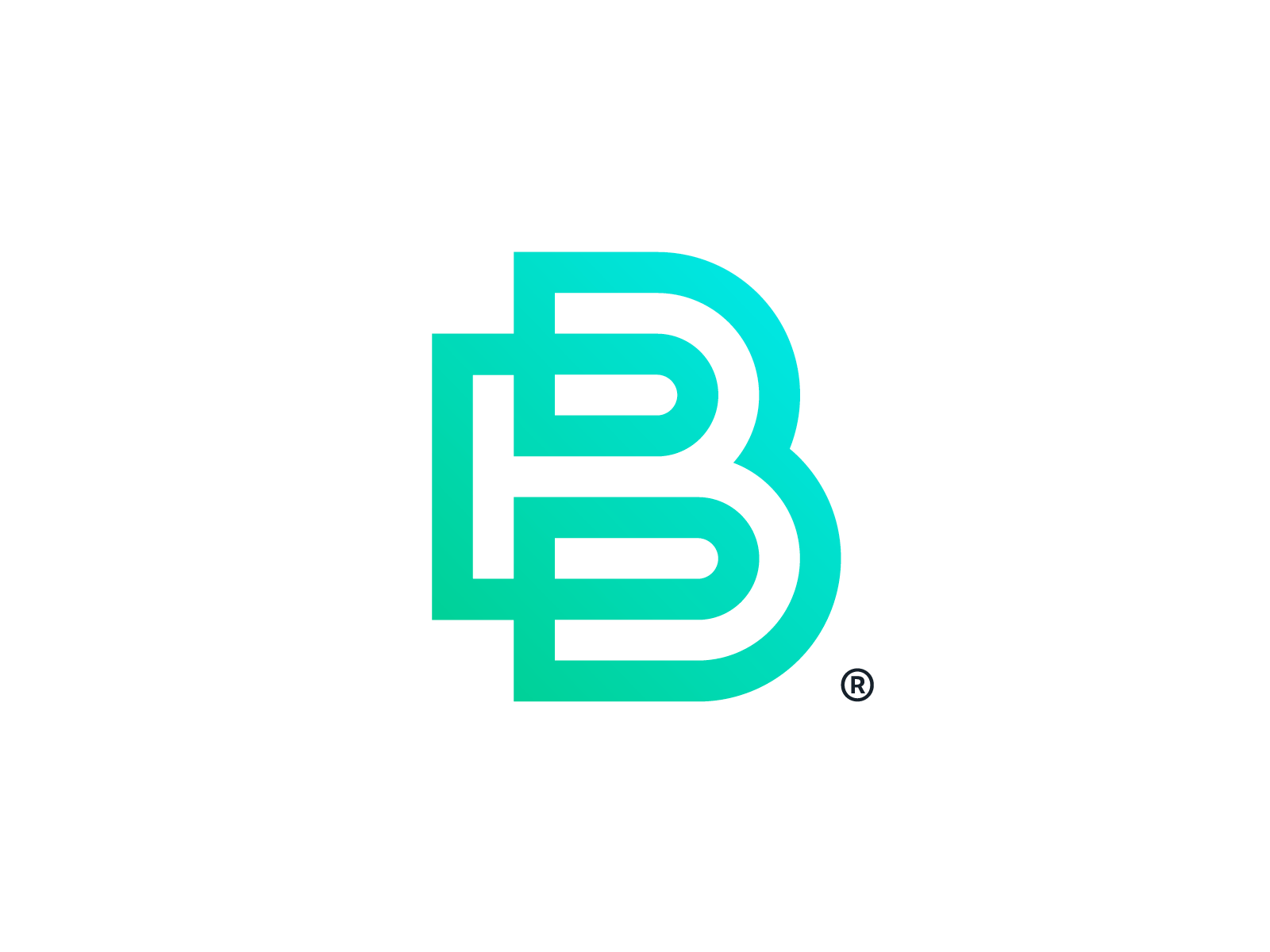 B® tecnology stationary mark branding logotype symbol brand identity l.png