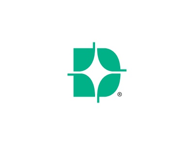 D® nature shine cleaning letter symbol monogram minimal logotype logo.jpg