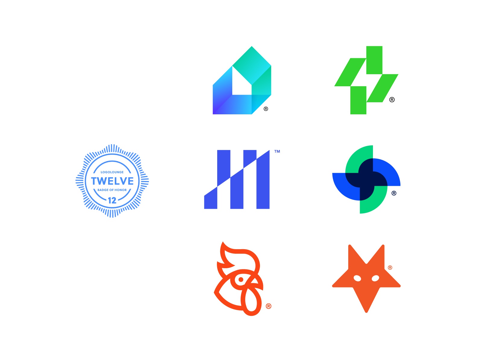 LogoLounge Book 12 monogram geometry modern logolounge branding logoty.jpg