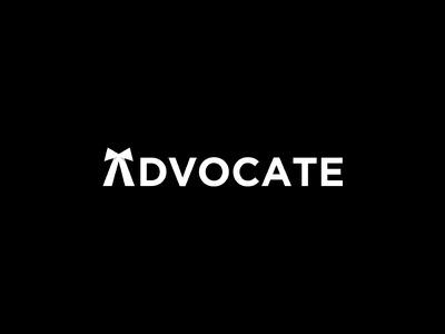 Advocate Wordmark advocate ideas clean mark graphic illustration desig.jpg