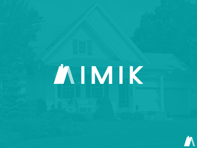 Aimik Homes Logo minimal real estate house illustration home symbol ma.png