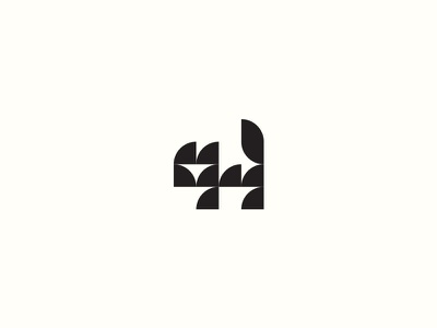 Black Cat negative space animal mark illustration minimal flat logotyp.jpg