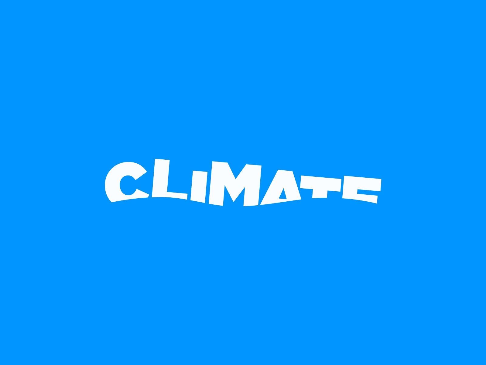 Climate wordmark logo design. earth globe futuristic science l a z y d.jpg