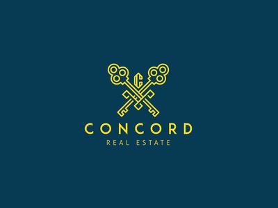 Concord Real Estate Logo idea inspiration golden identity branding cre.jpg