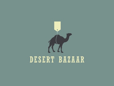 Desert Bazaar Logo bazaar shop creative market purchase awesome shoppi.jpg