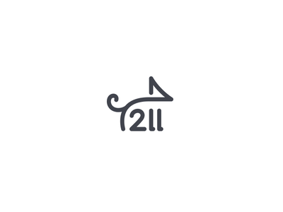 Dog No.211 Logo numeric mark inspirational logo brand icon symbol dog.png
