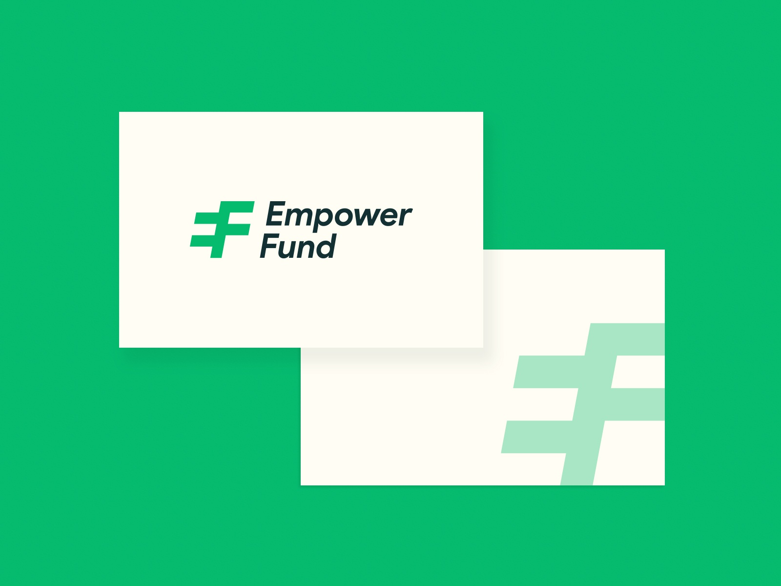 EF logo design  Empower Fund. negative space logo type negative space.jpg