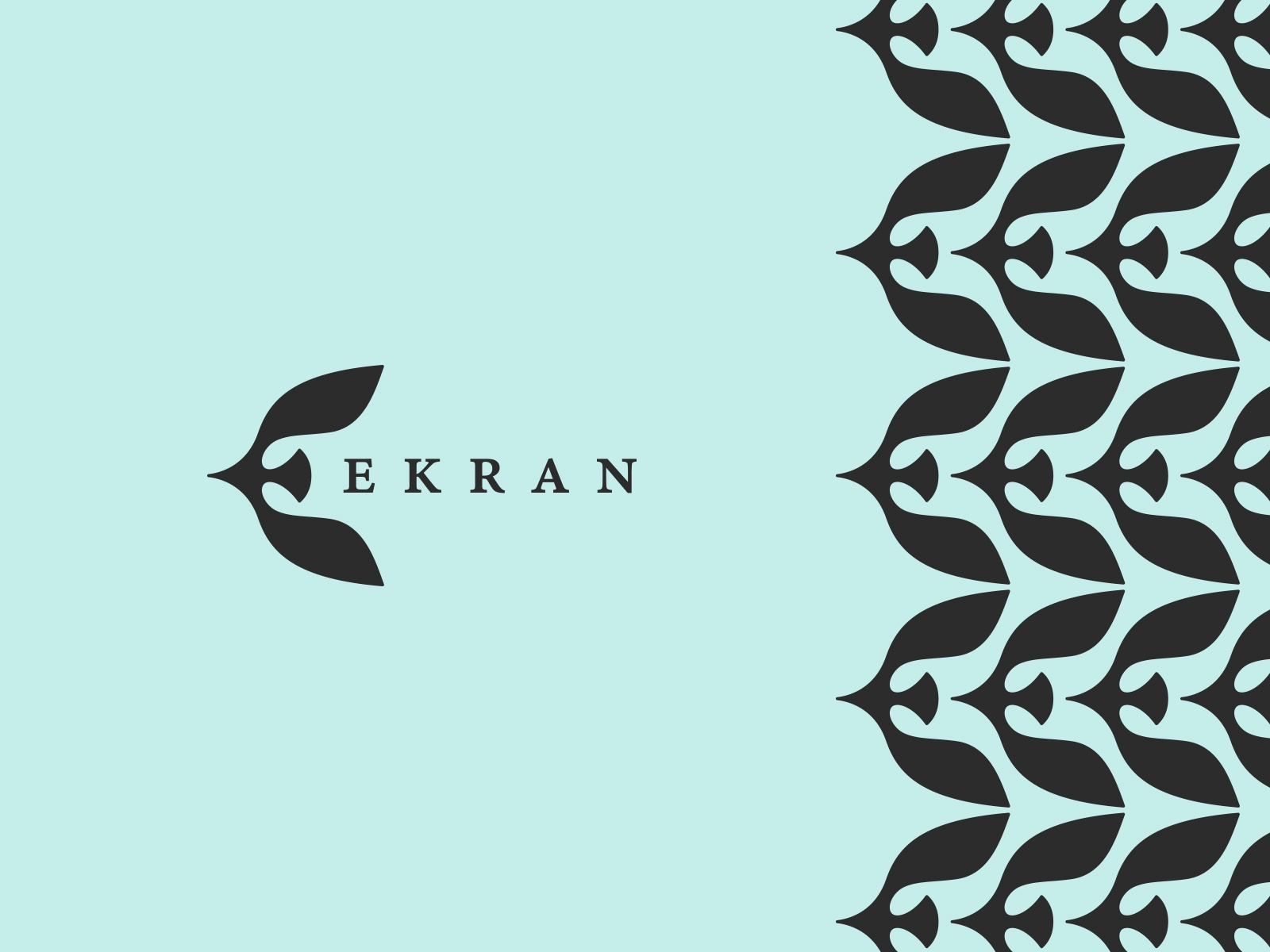 Ekran Logo Design fashion brand bird logo identity design monogram typ.jpg