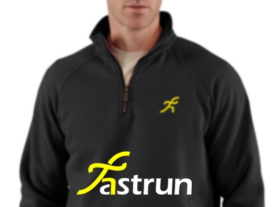 Fastrun logo for sport clothing company logo mark sport brand identity.jpg