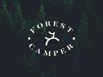 Forest Camper Logo inspirations symbol icon black logotype typography.jpg