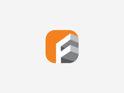 Frontline Constructions - App icon minimal letter mark mobile best ill.jpg