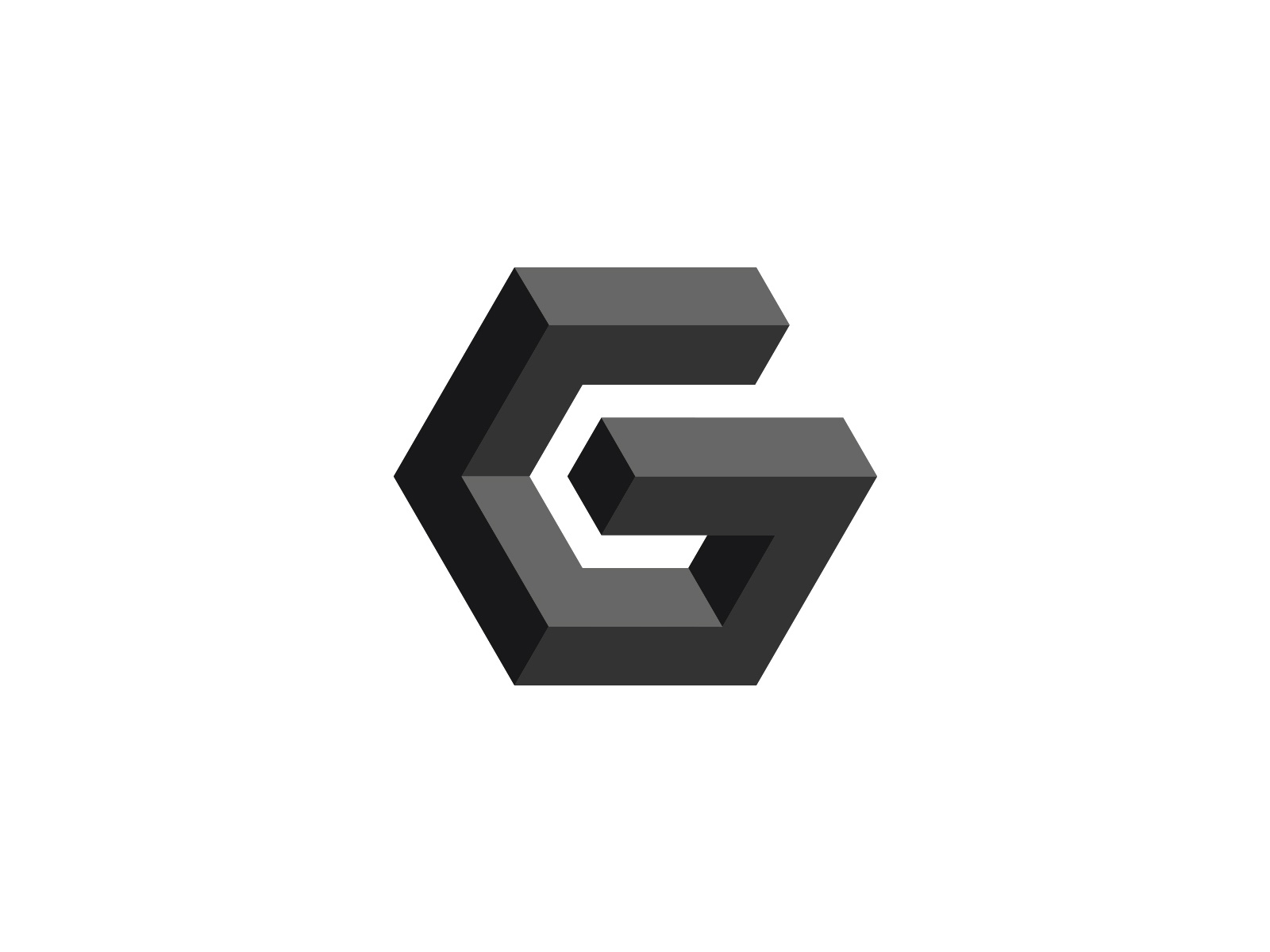 G 3D Lettermark Logo logo designer g logo g 3d g creative 3d logo desi.jpg