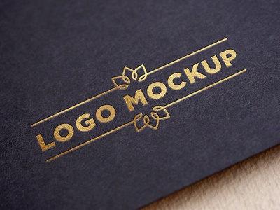 Gold Logo Mockup identity branding golden gold mockups psd logo mockup.jpg