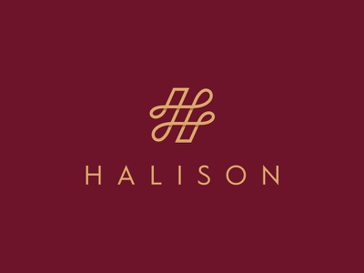 Halison Jewelry Logo Design lettermark logomark  awesome typography lo.jpg