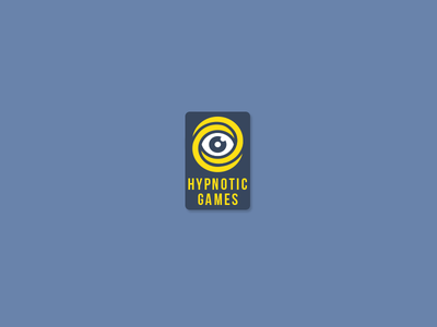 Hypnotic Games logo logo game brand flat minimal eye play hypnotism hy.png