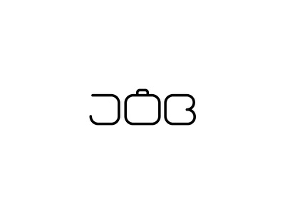 Job negative space job illustration minimal flat logotype black white.jpg