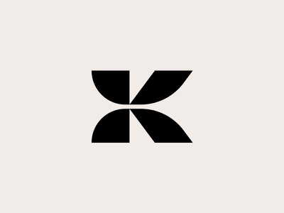 K - logo design brands monogram lettermark art k type typography graph.jpg
