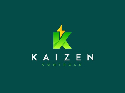 Kaizen Controls Logo powerful technology identity brand modern elegant.jpg