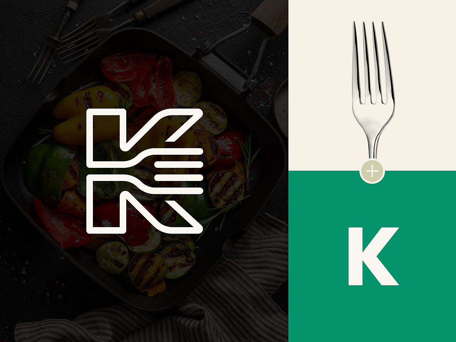 Kuisine Logo Design fastfood app klogo business shopping booking simpl.jpg