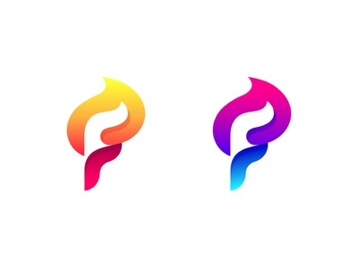 Letter F Logo Mark colorful illustration monogram symbol mark identity.jpg