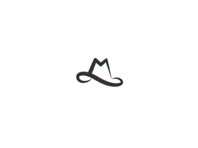 M + Hat  - logo for Millennium Hats wip flat ios mark brand branding l.jpg