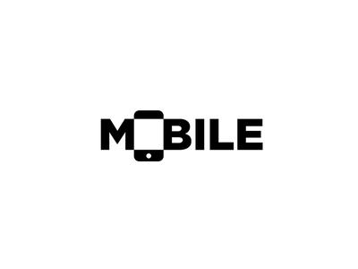 Mobile Logo  Wordmark illustration monogram symbol mark identity brand.png