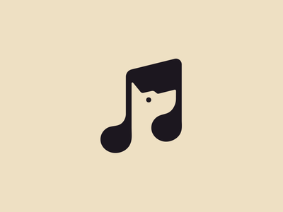 Music Dog negative space icon animal logotype music idea clever illust.png