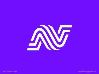 N Lettermark Logo logos mark logotype color awesome inspiration best t.jpg