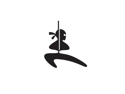 Ninja Logo Mark ninja logo clever idea negative space identity brandin.jpg