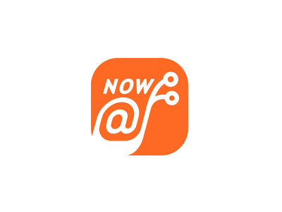 Now@  app Icon  @ + snail  ui ux animal inpiration inspirational negat.png