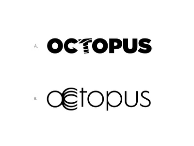 Octopus Logo  Wordmark type branding identity clever subtle elegant lo.jpg