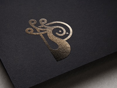 P  Peacock  Logo simple minimal inspiration typography logotype illust.jpg