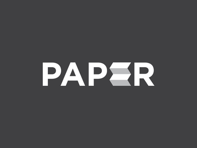 Paper Logo money page logotype paper branding idea illustration identi.png