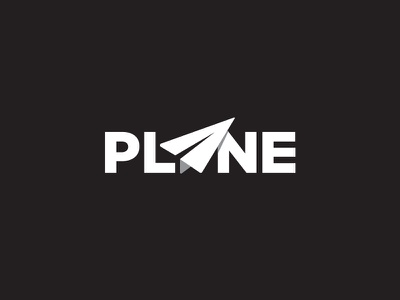 Plane Wordmark subtle modern design black logotype inspiration creativ.jpg