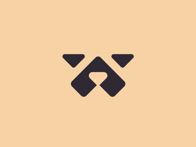 Pug logomark symbol logos animal illustration minimal icon logo mark d.jpg