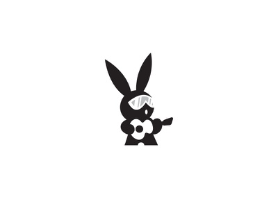 Rockstar Rabbit illustration animals inspiration guitar logos cute lov.jpg