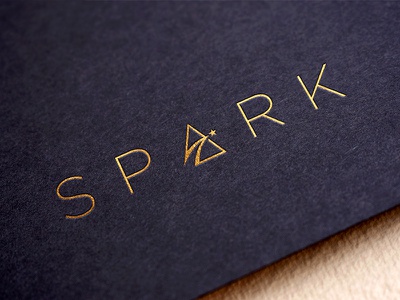 SPARK Jewelry Logo elegant modern jewelry gold symbol mark identity br.jpg