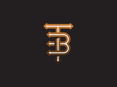 T + B Monogram illustration monogram symbol mark identity branding ide.jpg