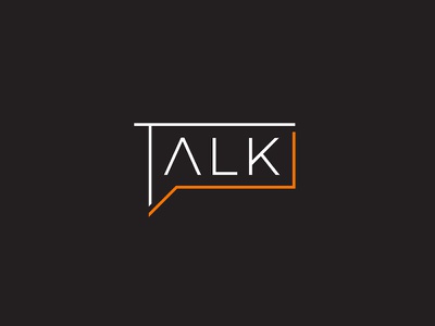 Talk  chat bubble  logo branding typography idea cleaver identity icon.jpg