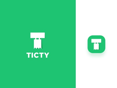 Ticty Logo branding identity green typography minimal modern icon symb.jpg