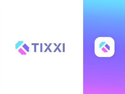 Tixxi Logo  T for Ticket  logotype flat modern minimal events movie ap.png
