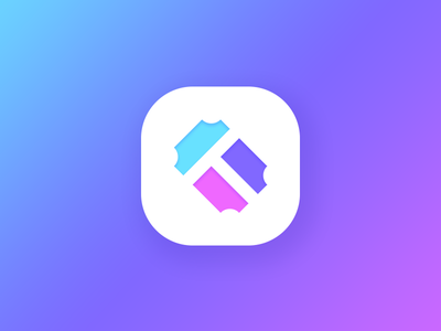 Tixxi App Icon  T for Ticket  subtle colorful minimal logos logo booki.png