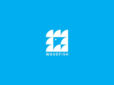 Wavefish Logo wave logo sea fish creative mark inspiration best 2015 l.jpg