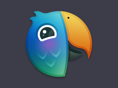 Parrot App Icon - Direction B parrot bird macos app icon macos app ico.png